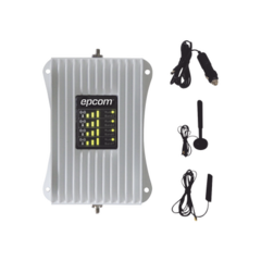 EPCOM KIT Amplificador de Señal Celular Para Vehículo/ Soporta y Mejora la Señal Celular 5G, 4G LTE/ Múltiples Operadores, usuarios y dispositivos/ Ideal para Vehículo tipo Camioneta, Pick up o Sedán. EP-AM23-4GV2