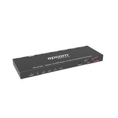 EPCOM PROAUDIO Splitter HDMI 1x4 | 4K@60Hz | Extractor de Audio | Down Scaler | HDR 4:4:4 | EDID | 18Gbps EPC-B14SA