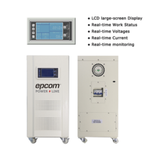 EPCOM POWERLINE Regulador de Voltaje Industrial 10 kVA-8 kW / Trifásico 220 V EPL10K3FVR