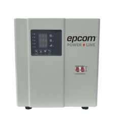 EPCOM POWERLINE Regulador de Voltaje Industrial 2 kVA-2 kW / Bifásico 220 V EPL2K2FVR