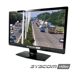SYSCOM VIDEO Monitor LCD 24" (23.6 Visible) Profesional para CCTV MOD: EPMON24