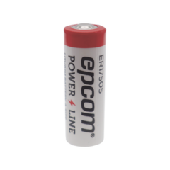 EPCOM POWERLINE Batería de Litio Li-SOCI2 Alta Capacidad 3.6V-3400 mAh Tamaño A ( No recargable ) MOD: ER-17505