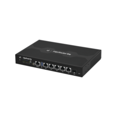 UBIQUITI NETWORKS EdgeRouter 6 PoE pasivo 24 V, con 5 puertos 10/100/1000 Mbps + 1 puerto SFP, con funciones avanzadas de ruteo MOD: ER-6P