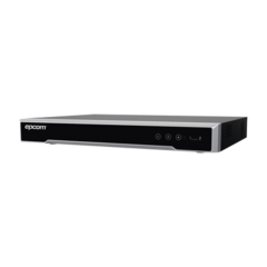 EPCOM DVR 8 Canales 4K TurboHD (Con Firmware)/ 8 Megapixel/ 1 Bahía de Disco Duro / 4 Canales de Audio / 8 Entradas de alarma / Videoanálisis EV5008TURBO-X