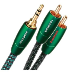 EVERG01.5MR AUDIOQUEST - Cable de audio 3.5mm a RCA - Conexión de alta calidad y resistencia.