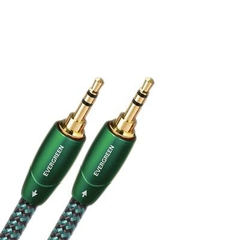 Everg01m Audioquest 3.5 MM-3.5 MM Cable - Modelo Audioquest - Alta calidad de sonido y construcción resistente - Conector dorado - Para dispositivos de audio