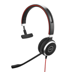 JABRA Jabra Evolve 40 Mono con conexión USB / 3.5 mm indicador de ocupado y cancelación de ruido (6393-823-109) MOD: EVOLVE-40-MONO-MS