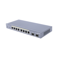ENGENIUS Switch PoE Administrable de 8 puertos Gigabit 802.3 af de 61.6 W y Controlador para 50 Puntos de Acceso Serie Neutron/EnTurbo. MOD: EWS2910P
