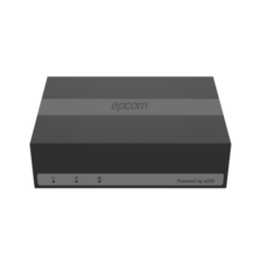 EPCOM PROFESSIONAL DVR 4 Canales TurboHD + 1 Canal IP/ 4 Megapixel Lite/ Acusense Lite/ Disco duro eSSD incluido (480GB)/ H.265+/ Diseño Ultra Compacto / Extra Silencioso EXQ04TURBO