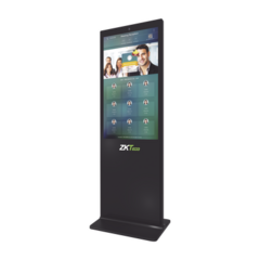 ZKTECO Estacion de publicidad con pantalla de 43 pulgadas con reconocimiento facial de hasta MOD: FACE-KIOSK-V43