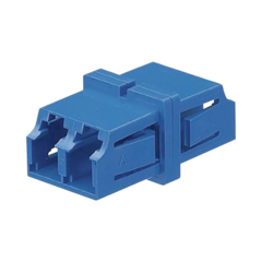 PANDUIT Módulo Acoplador LC Duplex, Para Fibra Monomodo, Color Azul MOD: FADSLCZBU-L