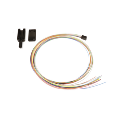 SIEMON Kit Breakout de 12 fibras, para convertir fibra (Loose Tube) de 250 a 900 micras, 1 metro MOD: FBK-E12