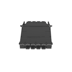 PANDUIT Cassette HD Flex™ Para 32 Fibras Multimodo OM4, de 4 MPO(8F) Macho a 4 MPO(8F) Macho, Color Gris MOD: FHMZO-32-M