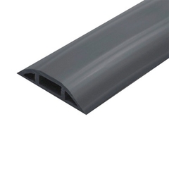 THORSMAN Canaleta flexible negra de PVC auto extinguible, para instalaciones eléctricas en piso ó zóclo (Rollo de 25mts.) (9300-05040) MOD: FLEXIDUCTHO-BK-25