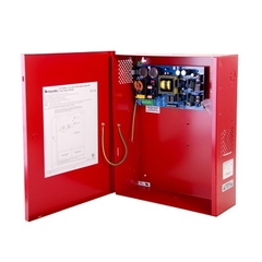 HOCHIKI Fuente de Poder / Cargador de 24 Vcc a 10A Gabinete Color Rojo MOD: FN-1024ULX-R