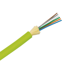 PANDUIT Cable de Fibra Óptica de 6 hilos, Multimodo OM5 50/125 Optimizada, Interior, Tight Buffer 900um, No Conductiva (Dieléctrica), OFNP (Plenum), Precio Por Metro FODPW06Y