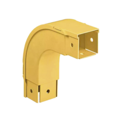 PANDUIT Bajada Vertical Exterior de 90º, Para uso con Canaletas 2x2 FiberRunner™, Color Amarillo MOD: FOVRA2X2LYL