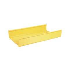 PANDUIT Canaleta FiberRunner™ 12X4, de PVC Rígido, Color Amarillo, 1.8 m de Largo MOD: FR12X4YL6