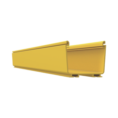 PANDUIT Canaleta FiberRunner™ 4X4, de PVC Rígido, Color Amarillo, 2 m de Largo MOD: FR4X4YL2