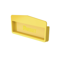PANDUIT Tapa Final Para Canaletas FiberRunner™ 12x4, de Instalación a Presión, Color Amarillo MOD: FREC12X4LYL