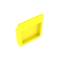 PANDUIT Tapa Final Para Canaletas FiberRunner™ 4x4, de Instalación a Presión, Color Amarillo MOD: FREC4X4LYL