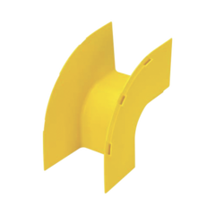 PANDUIT Bajada Vertical Exterior de 90º, Para uso con Canaletas 4X4 FiberRunner™, Color Amarillo MOD: FROVRA4X4LYL