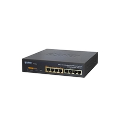 PLANET Switch no administrable PoE de 8 puertos 10/100 Mbps con 4 puertos PoE 802.3af MOD: FSD-804P