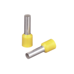 PANDUIT Ferrúl de cobre DIN Amarillo para Cable 10 AWG con largo 12 mm. Paquete de 100 Piezas FSD82-12-C