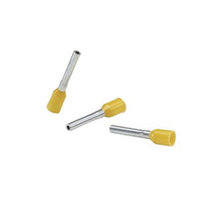 PANDUIT Ferrule Aislado Para Cables 4 AWG, PIN de 16 mm de Longitud, Mango Color Amarillo, Paquete de 50pz FSD85-16-L