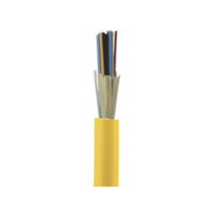 PANDUIT Cable de Fibra Óptica de 24 hilos, Monomodo OS2 9/125, Interior, Tight Buffer 900um, No Conductiva (Dieléctrica), OFNP (Plenum), Precio Por Metro MOD: FSDP924Y