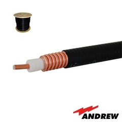 ANDREW / COMMSCOPE Cable coaxial HELIAX de 1/2", cobre corrugado, blindado, 50 Ohms, Carrete de 305 metros MOD: FSJ4-50B/1000