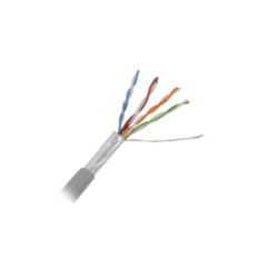 VIAKON Retazo de 10 mts de Cable Cat5e FTP, ESCUT, UL, CMR, color Gris, para aplicaciones en CCTV y redes de datos. Uso en intemperie MOD: FTCAT5E*10MTS