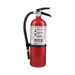 KIDDE Extintor Desechable de Polvo Químico Seco │ Fuegos Clase A, B y C│ Residencial │ Paquete con 4 FX210R