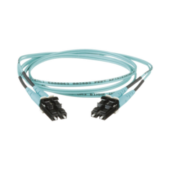 PANDUIT Jumper de Fibra Optica Multimodo 50/125 OM3, LC-LC Duplex, OFNR (Riser), Color Aqua, 0.50 Metros MOD: FX2ERLNLNSNM0.5 - buy online