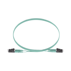 PANDUIT Jumper de Fibra Optica Multimodo 50/125 OM3, LC-LC Duplex, OFNR (Riser), Color Aqua, 5 Metros MOD: FX2ERLNLNSNM005