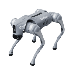 UNITREE Perro Robot Biónico Para Inspección / Inteligencia Artificial / Reconocimiento De Humanos / Incluye 1 Control Remoto / Tareas Programadas / Cámara Integrada GO2PRO