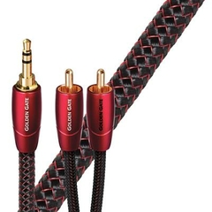 GOLDG01MR AUDIOQUEST Cable 3.5 MM- RCA - Calidad de sonido premium, hecho con materiales de alta calidad - Perfecto para equipos de audio profesional.