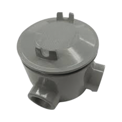 RAWELT Caja de Aluminio de 2" (50.8 mm)/ Tipo GRL / Para Áreas Peligrosas / Con 2 Salidas / Libre de Cobre. GRL-0576