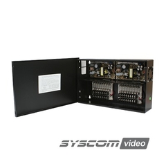 EPCOM INDUSTRIAL Fuente de poder para CCTV de 16 salidas a 12 Vcc, 10.2 A MOD: GRT-1208-VDC