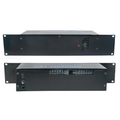 EPCOM INDUSTRIAL Fuente de poder para CCTV de 16 salidas montaje en rack 19" 12 Vcc. 10.4 Amp MOD: GRT-1208-VDCR