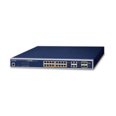 PLANET Switch administrable L2, 16 puertos 10/100/1000T Ultra PoE + 4 puertos Gigabit Combo TP/SFP MOD: GS-4210-16UP4C