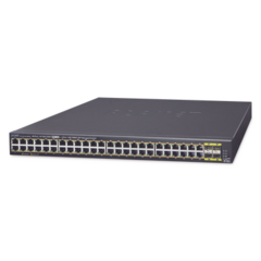 PLANET Switch Administrable de 48-Puertos 10/100/1000T 802.3at PoE + 4-Puertos 100/1000BASE-X SFP / 440W GS-4210-48P4S