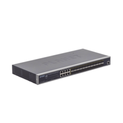 PLANET Switch Administrable Capa 2 con Fuente de Alimentación Redundante, 24 Puertos SFP Gigabit 100/1000X, 8 Puertos Combo RJ45 Gigabit. MOD: GS-5220-16S8CR