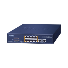 PLANET Switch no administrable PoE de 8 puertos 10/100/1000 Mbps con PoE 802.3af/at MOD: GSD-1008HP