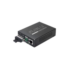 PLANET Convertidor de medios 1000 Mbps UTP/fibra óptica Mono-Modo hasta 20 Km, conector SC MOD: GT-802S