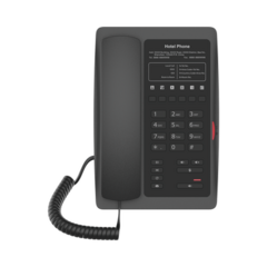 FANVIL Teléfono IP WiFi para Hotelería, profesional con 6 teclas programables para servicio rápido (Hotline), plantilla personalizable con PoE H3WB