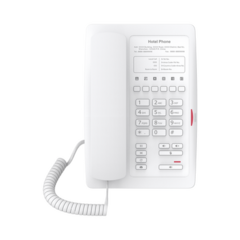 FANVIL Teléfono IP WiFi para Hotelería, profesional con 6 teclas programables para servicio rápido (Hotline), plantilla personalizable con PoE MOD: H3W-WIFI