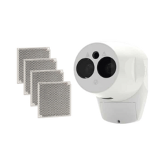 HOCHIKI Detector de Humo por Haz Reflejado / Convencional / Compatible con Todos los Paneles de Detección de Incendio / Hasta 120 Metro de Cobertura MOD: H6011120