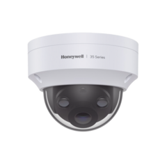 HONEYWELL Camara Domo IP 3 Megapixel / Lente 2.8 mm / 40 mts IR / NDAA / ONVIF / Exterior IP66 / Antivandalico IK10 / H.265 / PoE / Serie 35 / Honeywell Security HC35W43R3