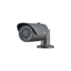 Hanwha Techwin Wisenet Cámara Bala Antivandálica 4 Megapíxel (AHD), 600TVL (CVBS) / Lente 6.0mm / IR 30m / dWDR / HLC / BLC MOD: HCO-7030R